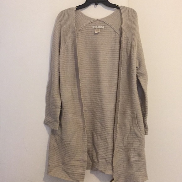 Cotton Emporium Sweaters - Cotton Emporium Open Front Long Sweater